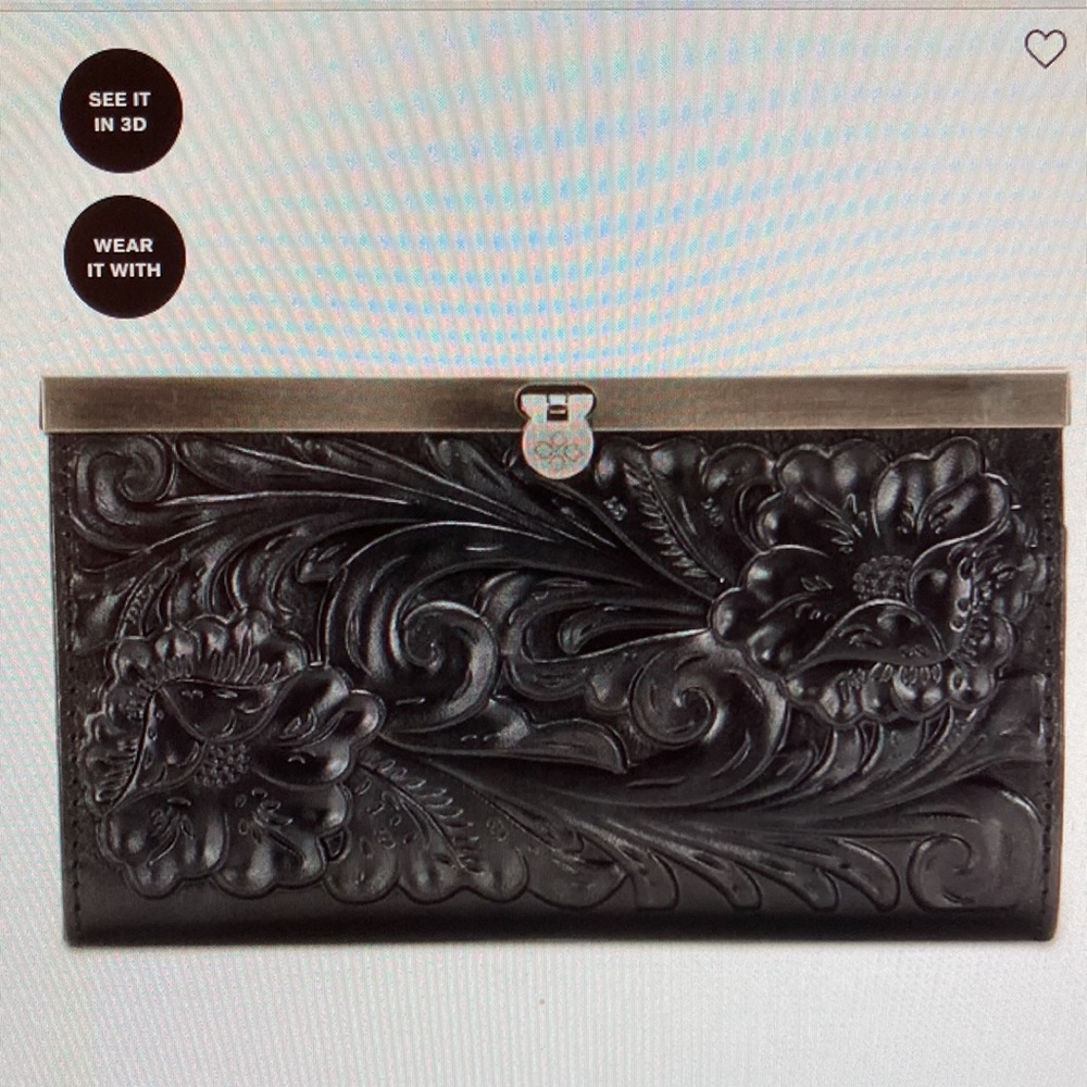 Patricia Nash Cauchy Tooled Leather Wallet